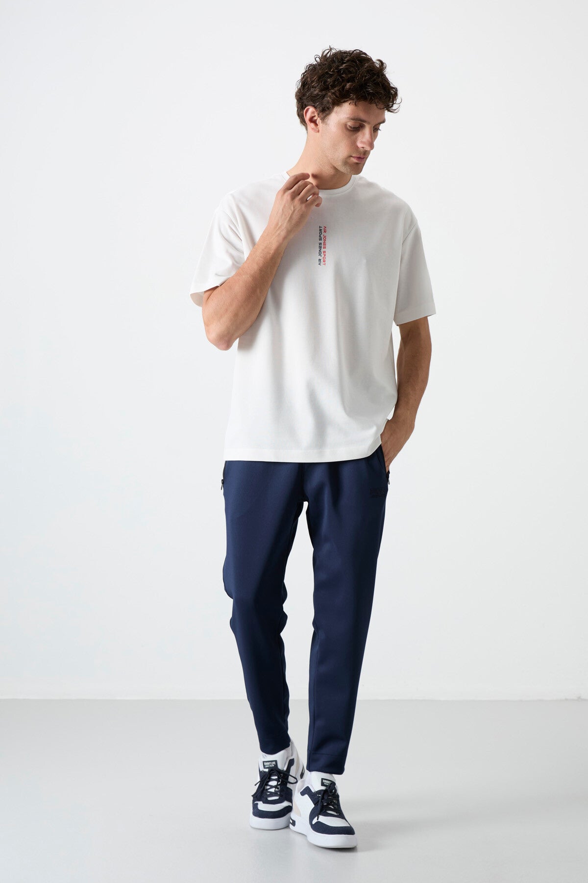 Image of Barton Lacivert Jogger Erkek Eşofman Alt - 84952