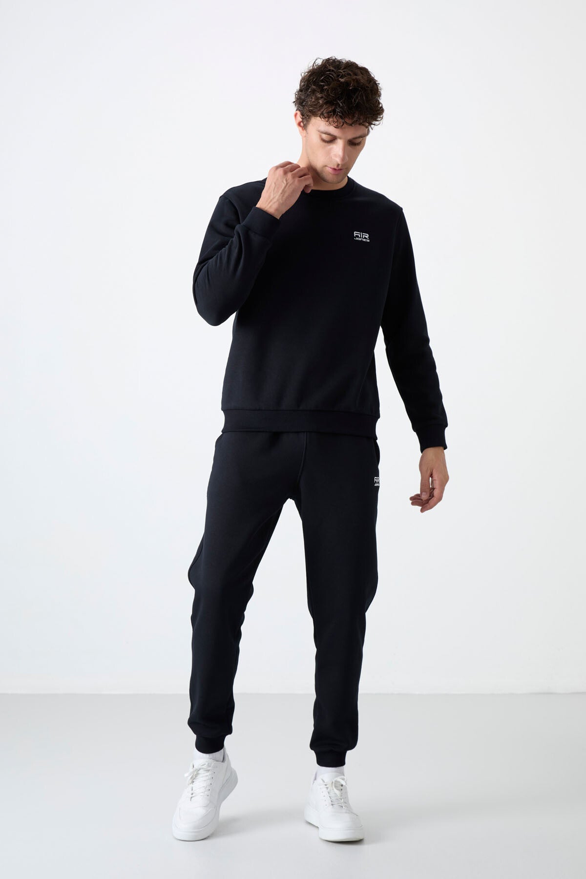 Image of Set trening Andy bleumarin din fleece pentru bărbați - 85190