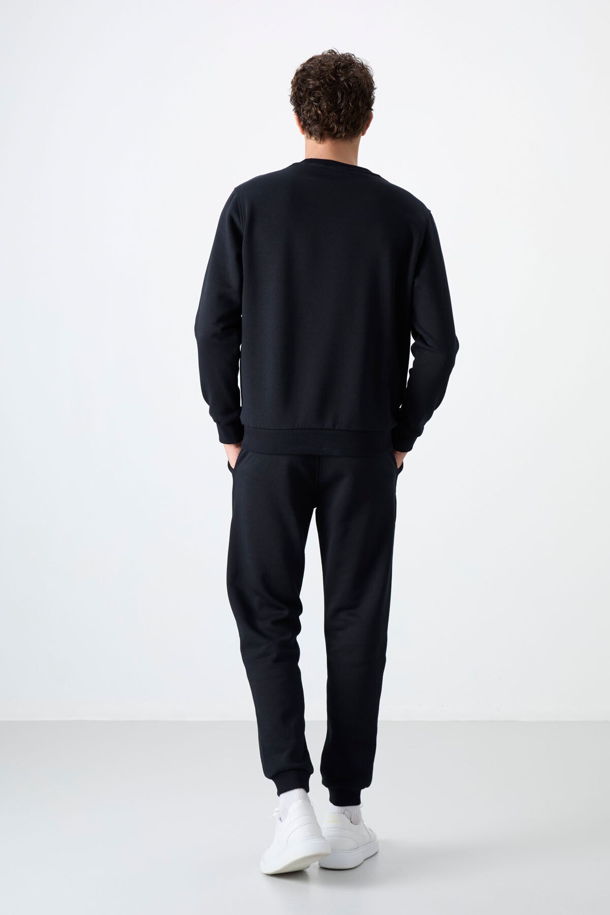 Image of Set trening Andy bleumarin din fleece pentru bărbați - 85190