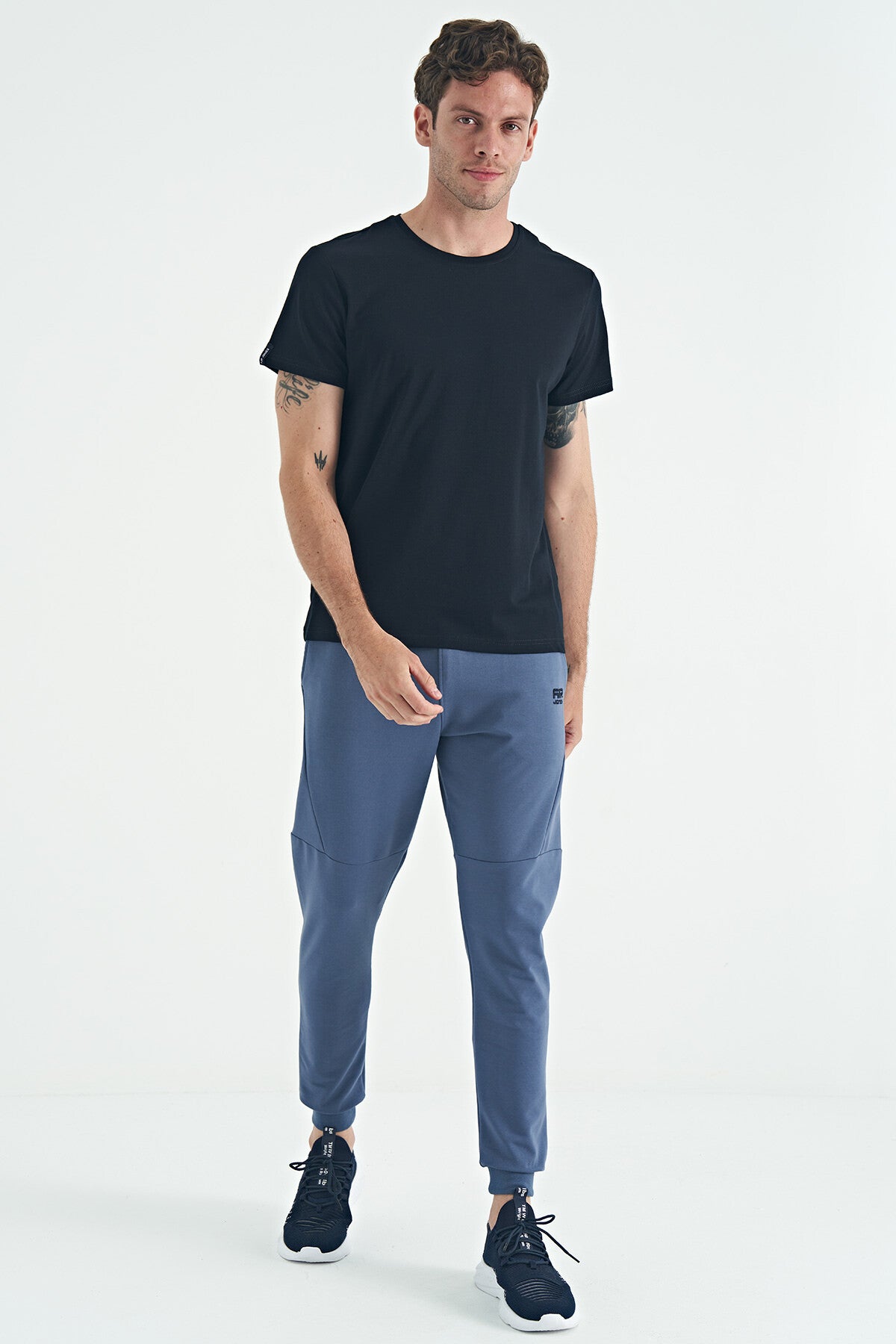 Image of Calvin Lacivert Basic Erkek T-Shirt - 88245