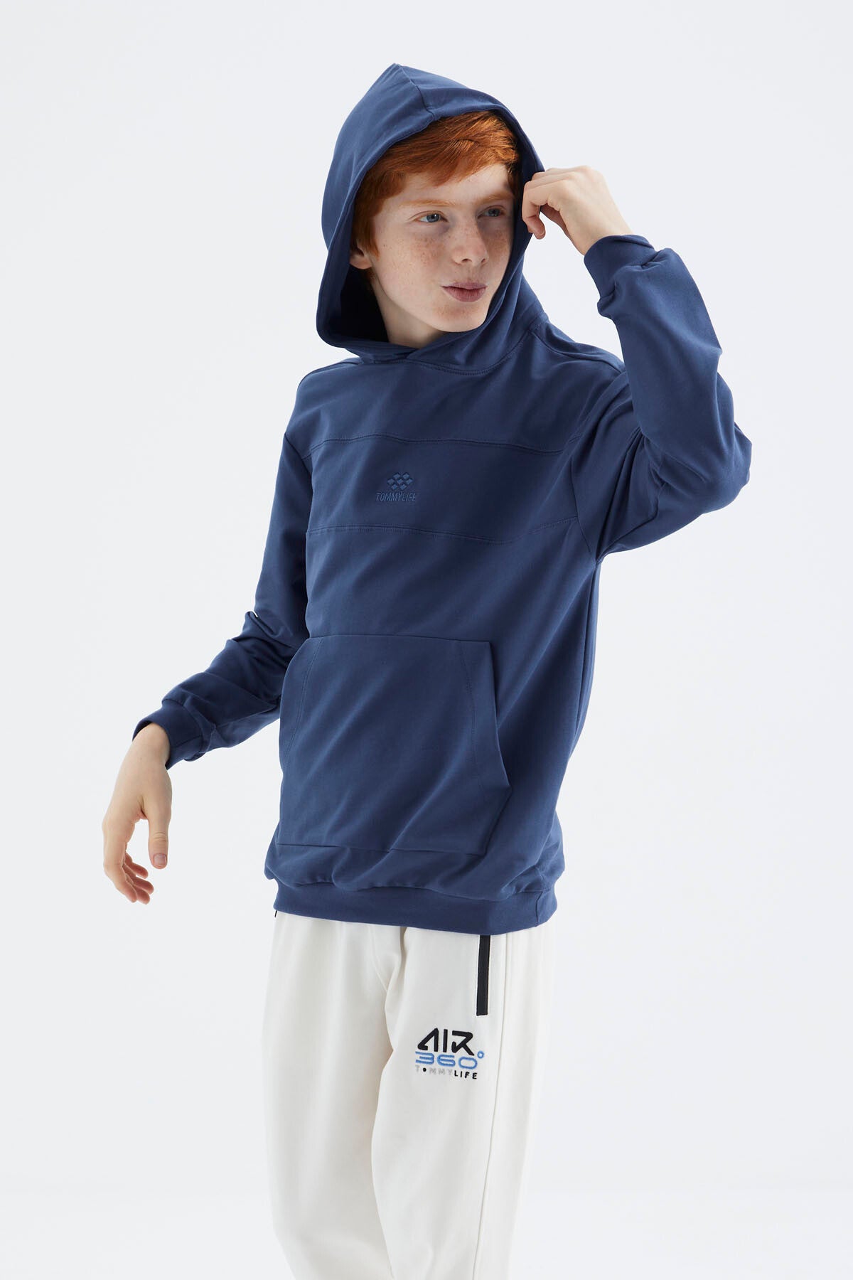 Image of Parlament Kapüşonlu Basic Erkek Çocuk Sweatshirt - 11181