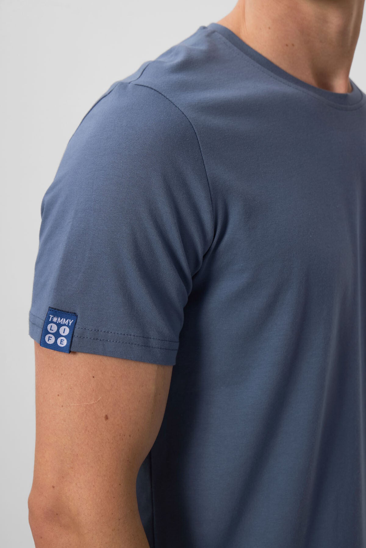 Image of Petrol Erkek Basic Kısa Kol Standart Kalıp O Yaka T-shirt - 87911