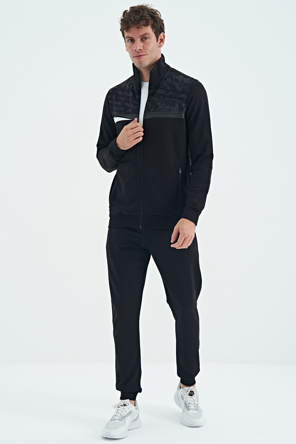 Image of Set trening bărbătesc Harry Black Standard Fit - 85197