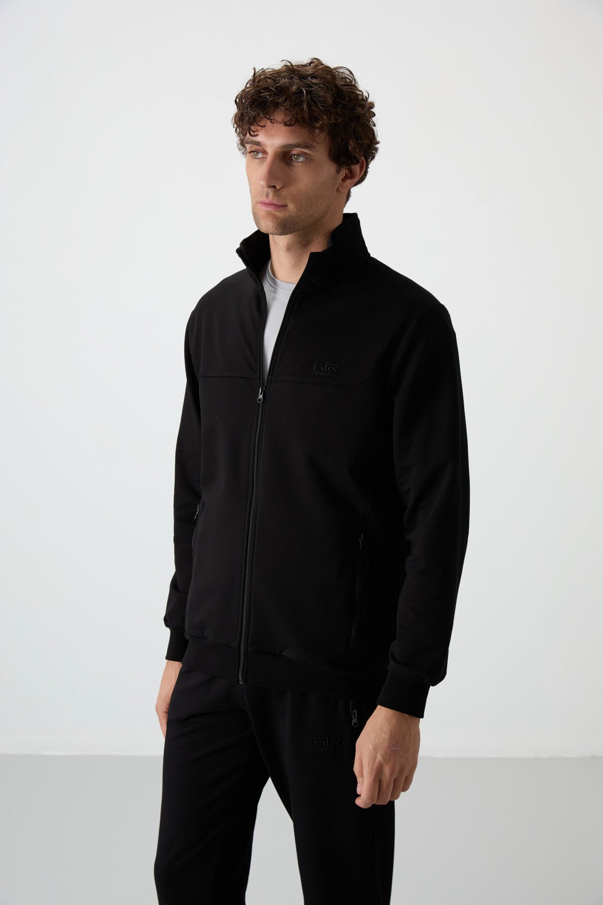 Image of Set trening Troy Black Standard Fit pentru bărbați - 85196