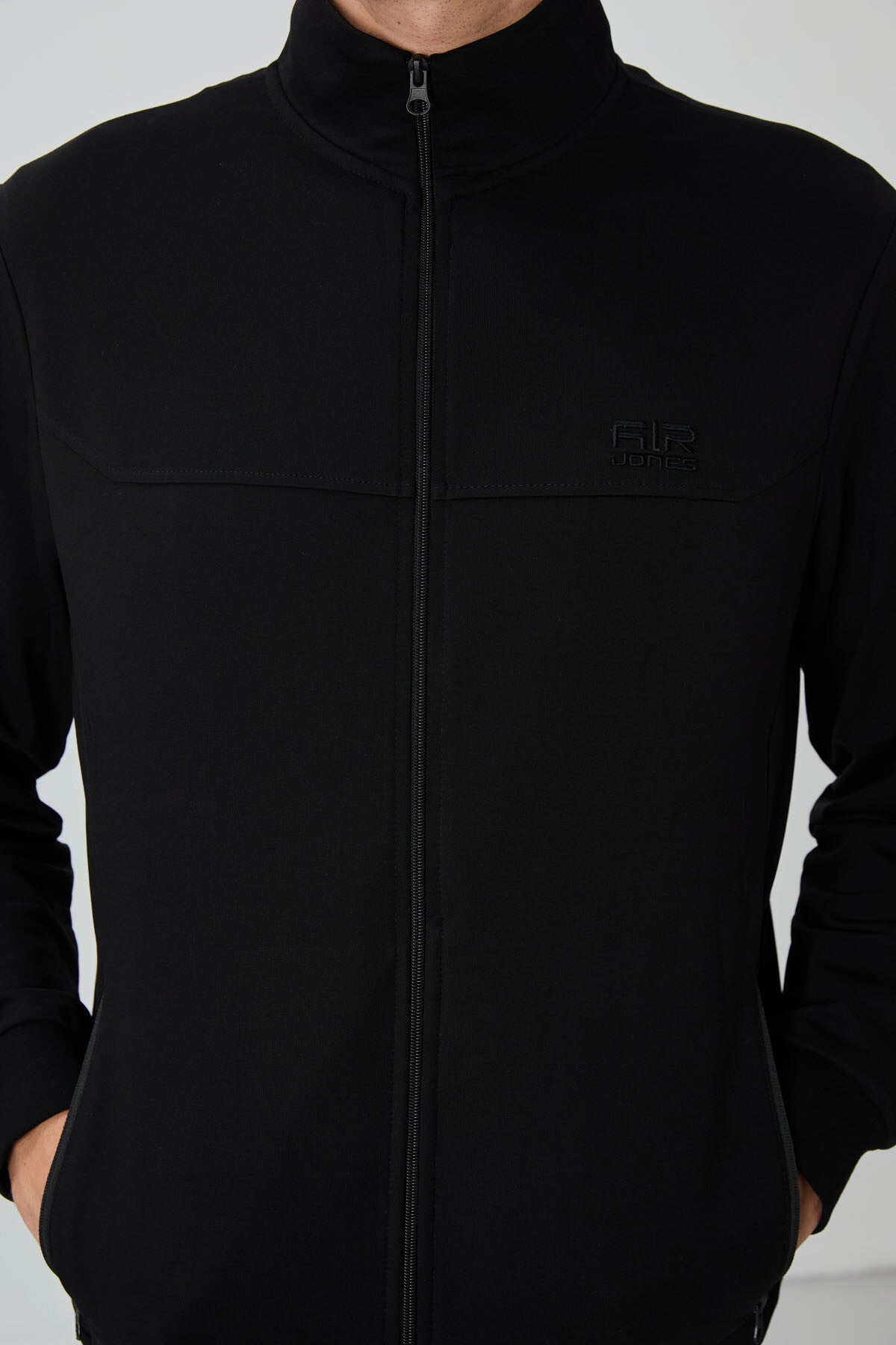 Image of Anton Black Jogger Tracksuit Set - 85178