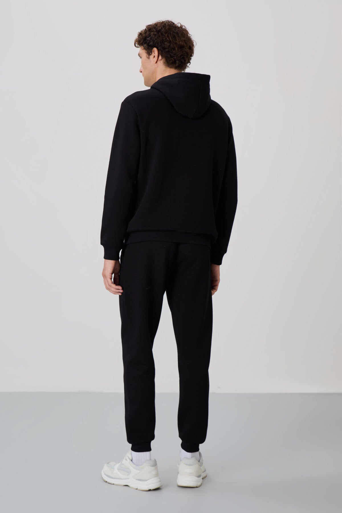 Image of Set trening David Black Fleece pentru bărbați - 85192