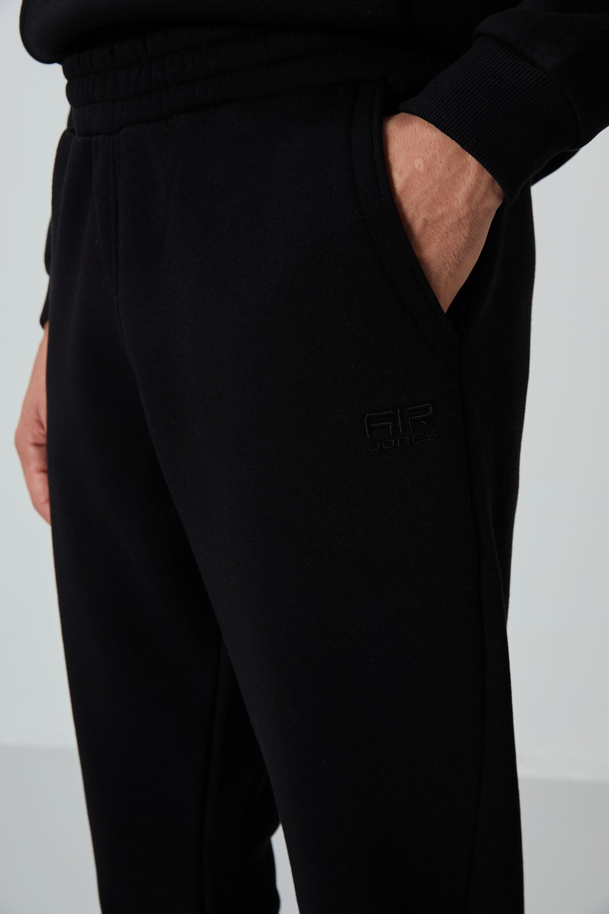 Image of Set trening David Black Fleece pentru bărbați - 85192