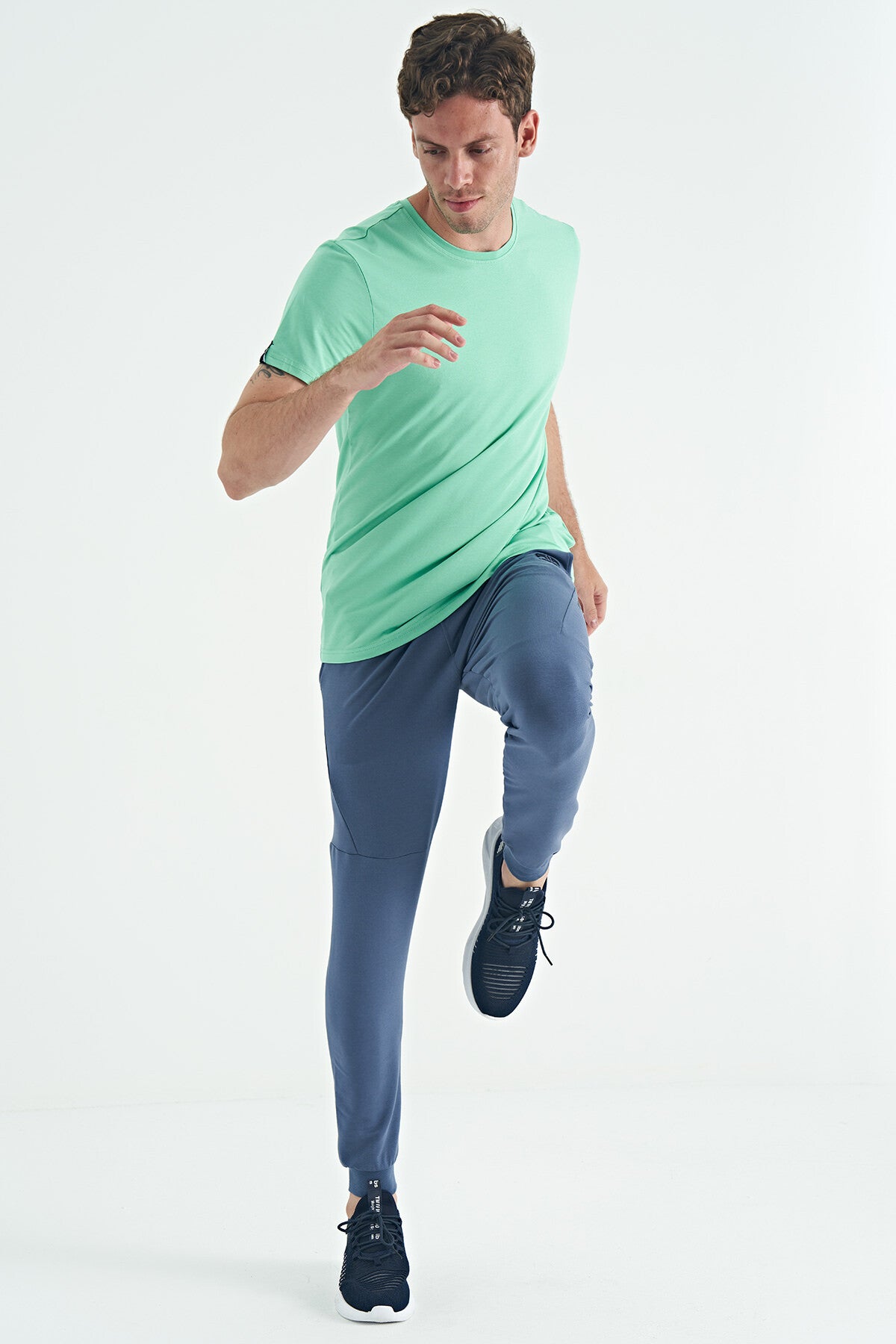 Image of Calvin Su Yeşili Basic Erkek T-Shirt - 88245