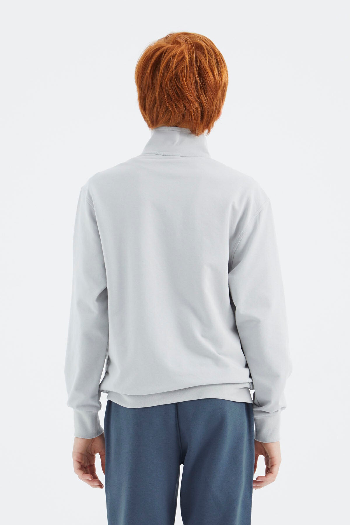 Image of Taş Dik Yaka Erkek Çocuk Sweatshirt - 11183