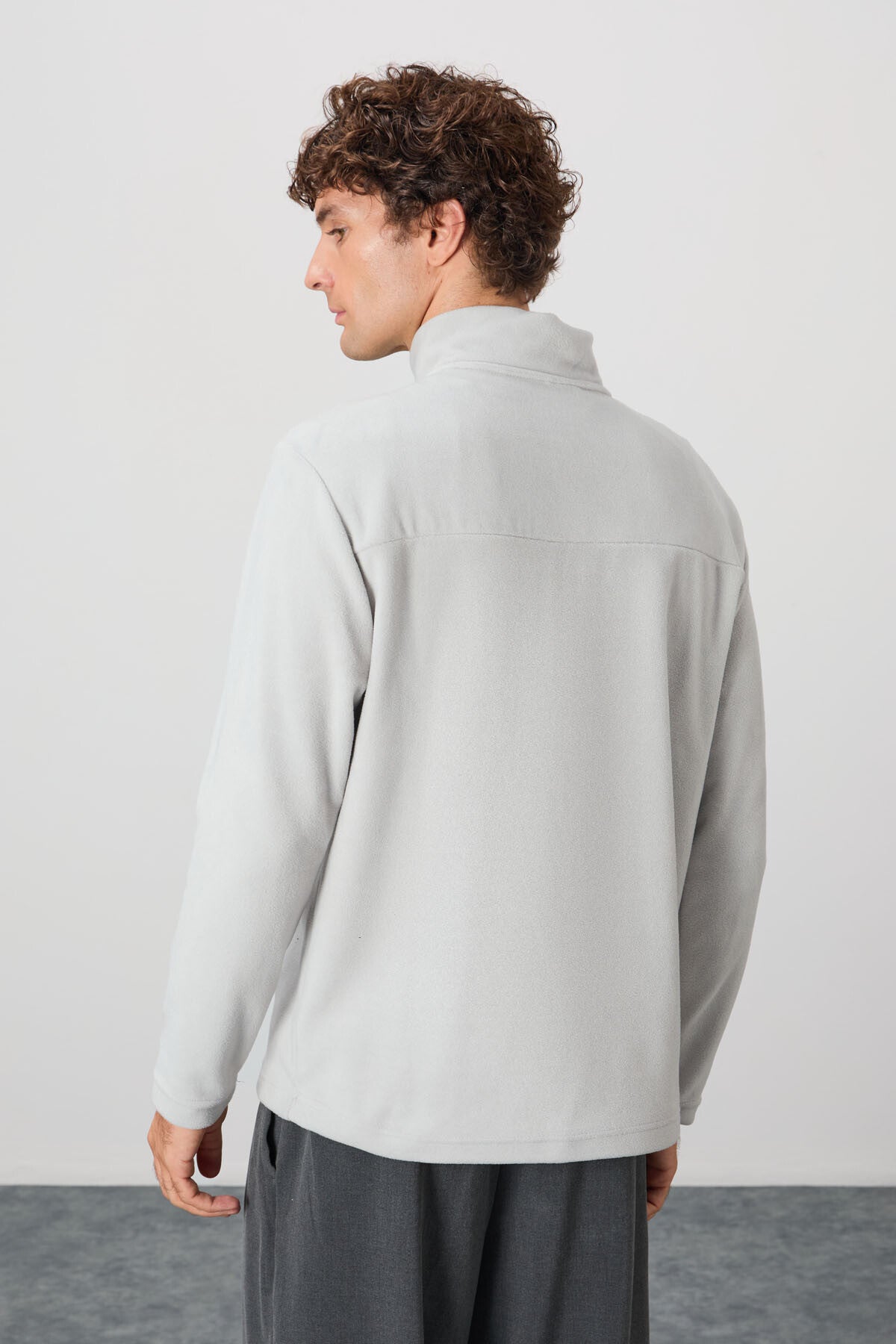 Image of River Taş Dik Yaka Erkek Polar Sweatshirt - 88310