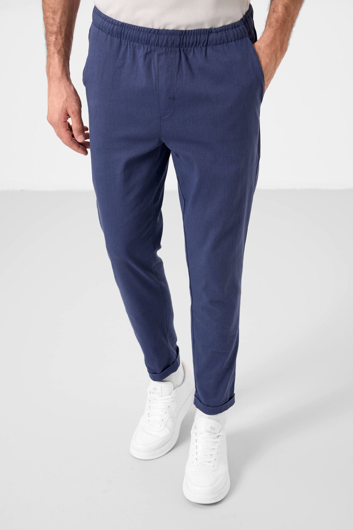 Image of Parlament Standart Fit Dokuma Hafif Esnek Chino Erkek Pantolon - 82178