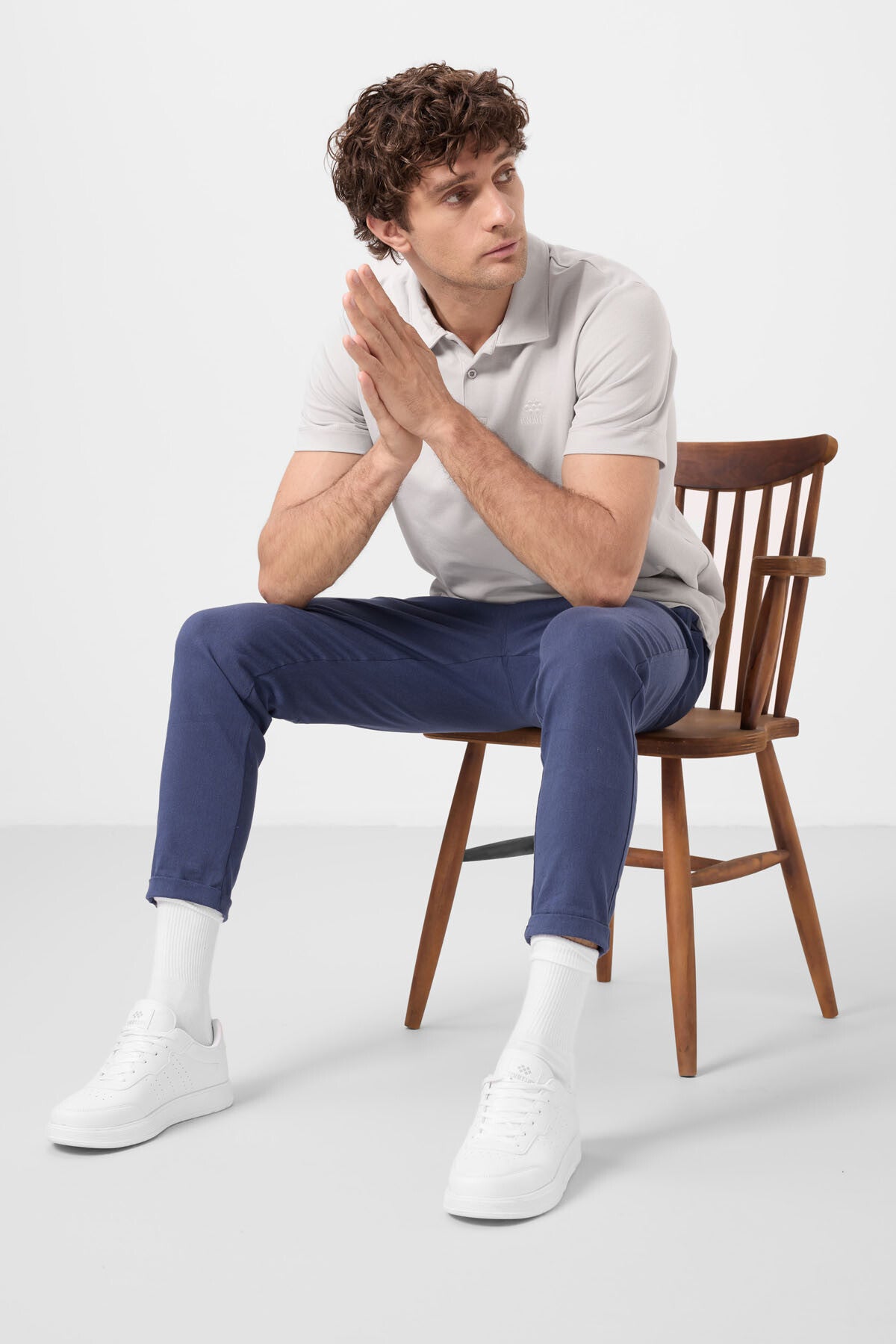 Image of Parlament Standart Fit Dokuma Hafif Esnek Chino Erkek Pantolon - 82178