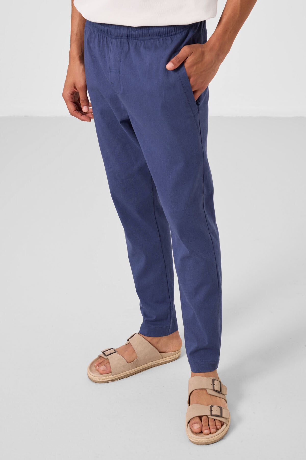 Image of Parlament Standart Fit Dokuma Hafif Esnek Chino Erkek Pantolon - 82179