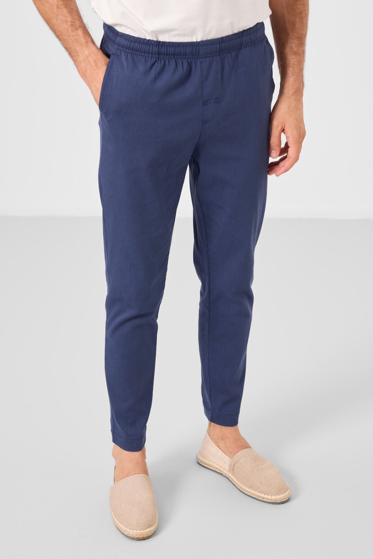 Image of Parlament Standart Fit Dokuma Hafif Esnek Chino Erkek Pantolon - 82180