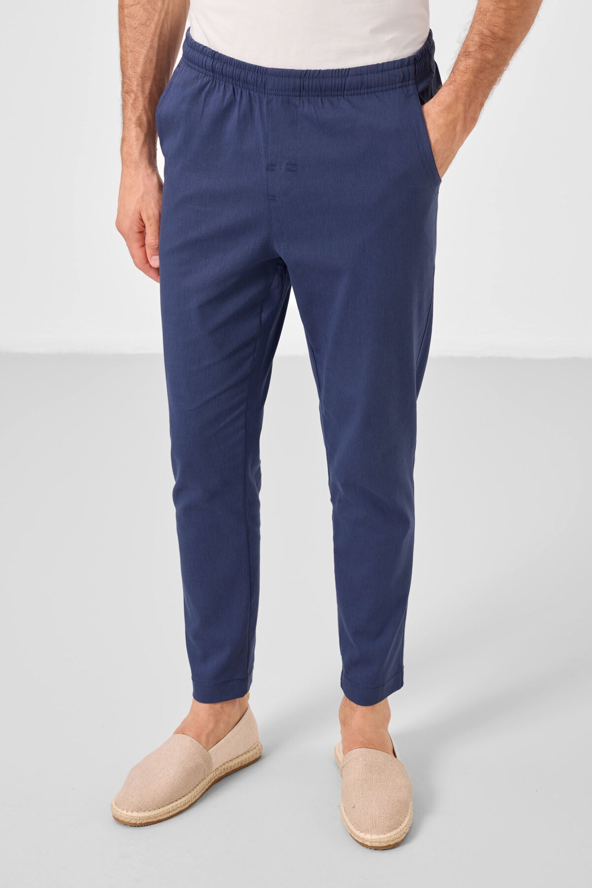 Image of Parlament Standart Fit Dokuma Hafif Esnek Chino Erkek Pantolon - 82180