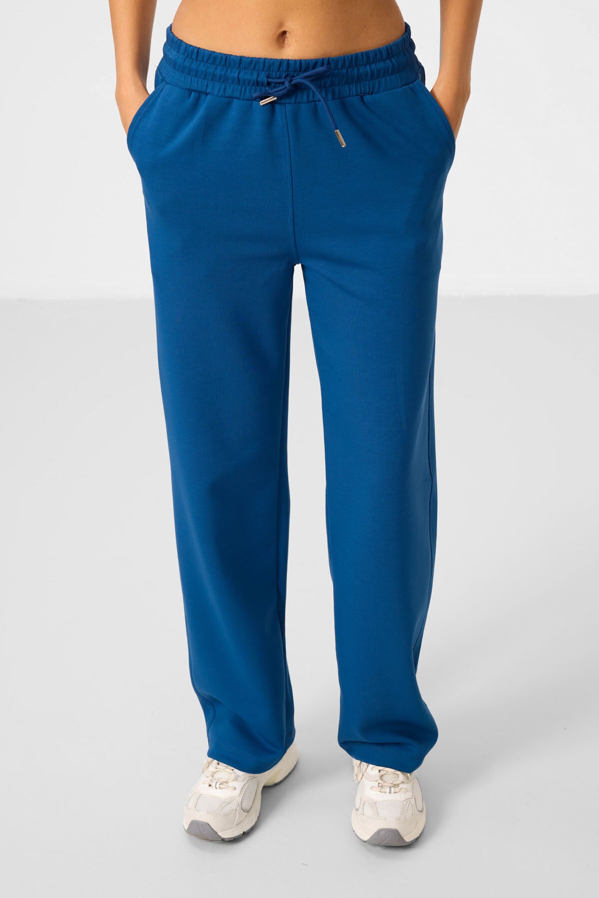 Image of Parlament Yumuşak Dokulu Kapüşonlu Oversize Kadın Eşofman Tunik Takım - 95348