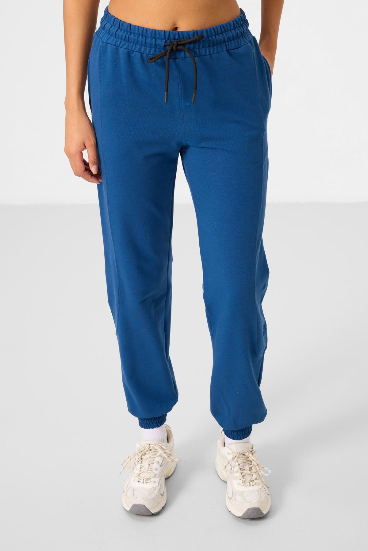 Image of Parlament O Yaka Basic Oversize Kadın Eşofman Tunik Takım - 95347