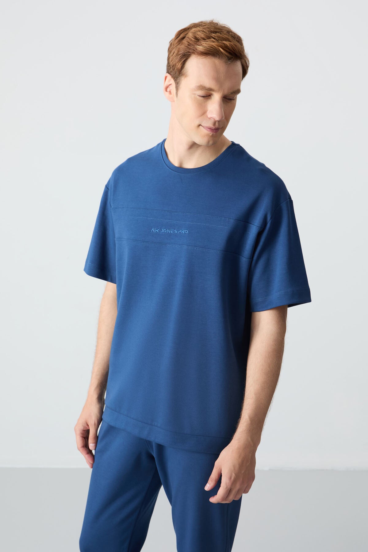 Image of Parlament Pamuklu Kalın Yumuşak Dokulu Oversize Fit Basic Erkek Eşofman Takım - 85261