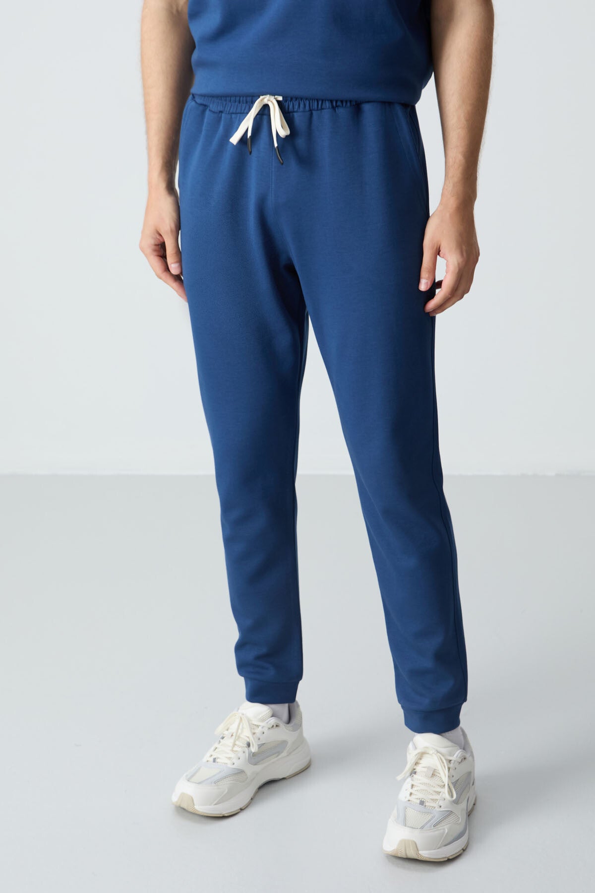 Image of Parlament Pamuklu Kalın Yumuşak Dokulu Oversize Fit Basic Erkek Eşofman Takım - 85261