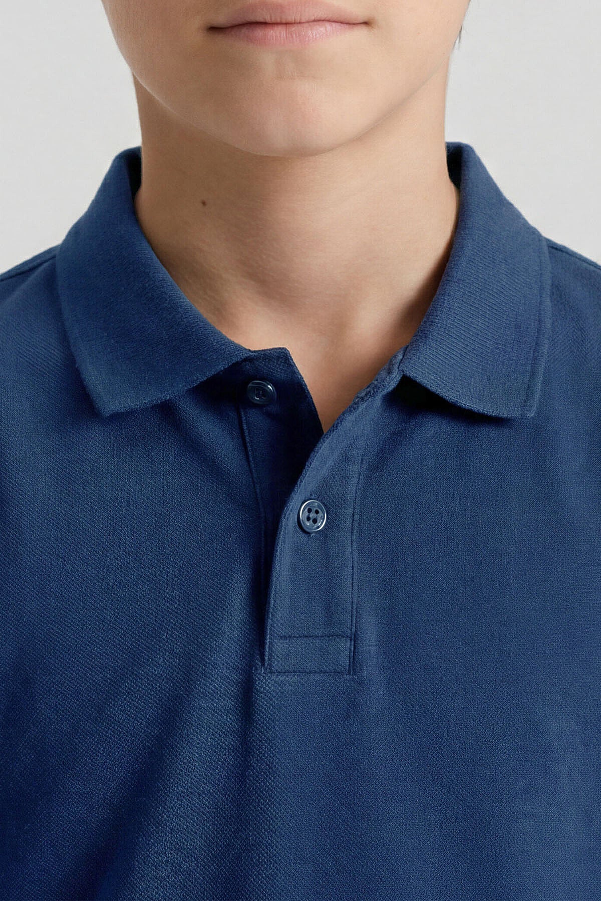 Image of Parlament Polo Yaka Standart Fit Basic Unisex Çocuk T-Shirt - 11330