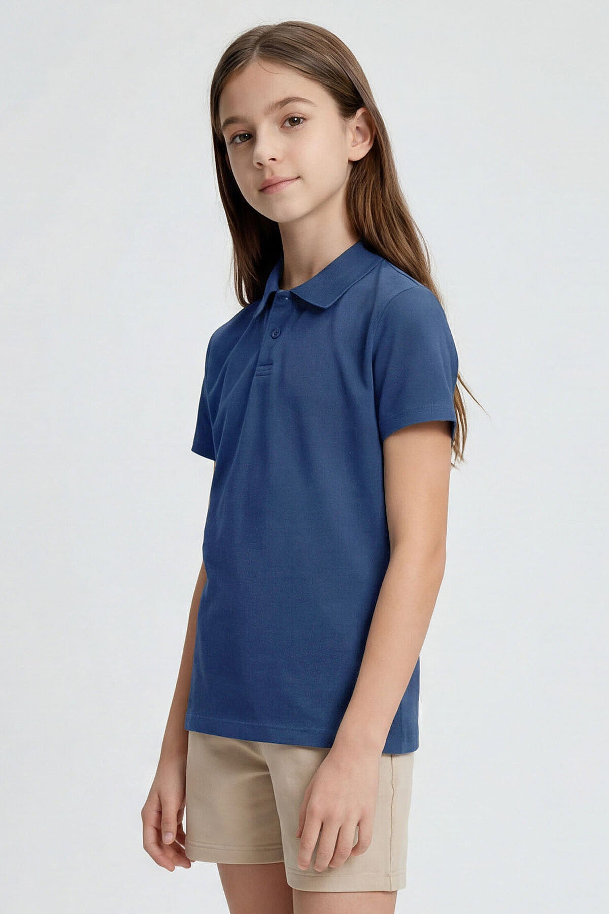 Image of Tricou unisex pentru copii, croială standard, cu guler polo, Parlament - 11330