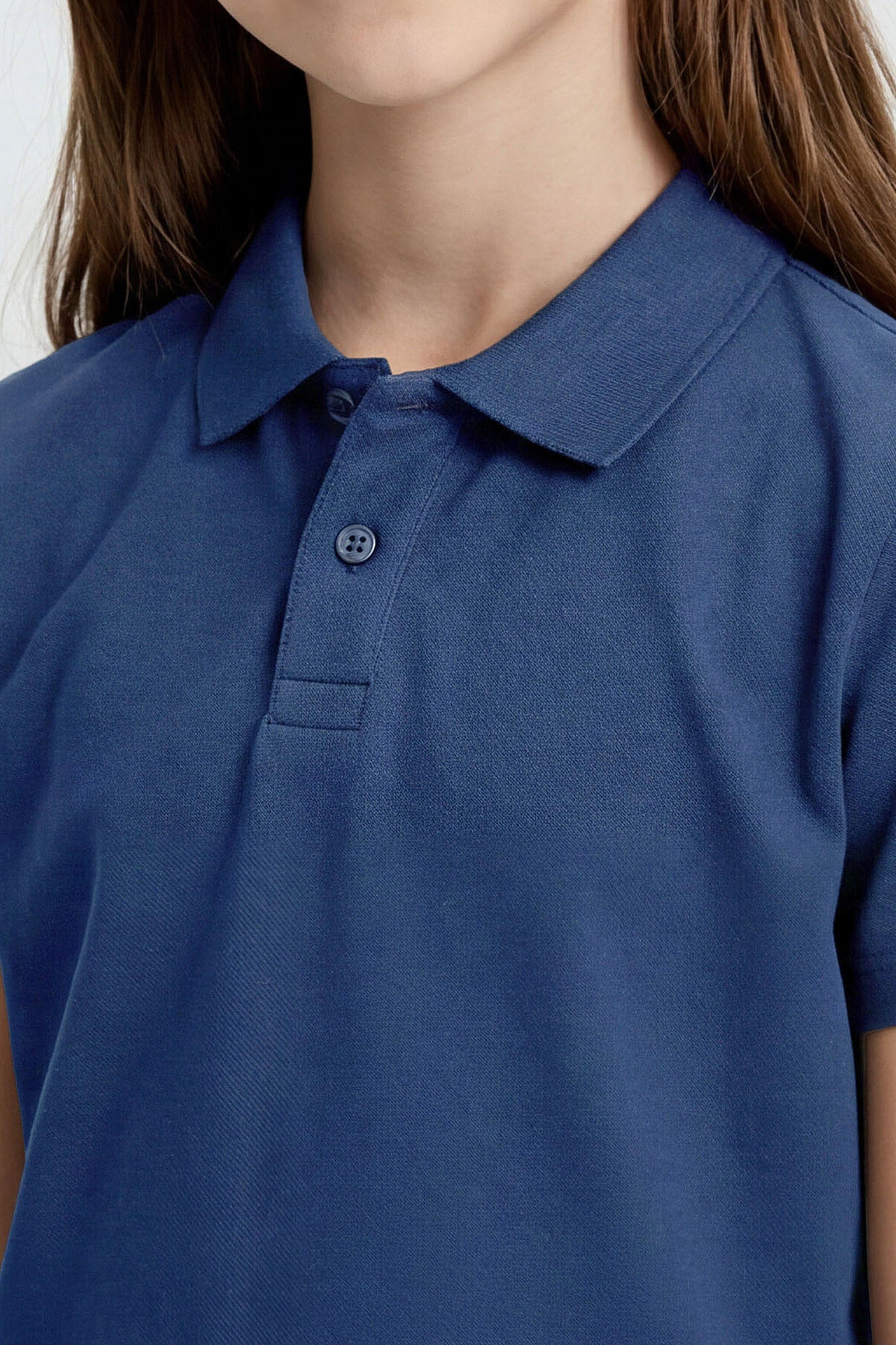 Image of Tricou unisex pentru copii, croială standard, cu guler polo, Parlament - 11330