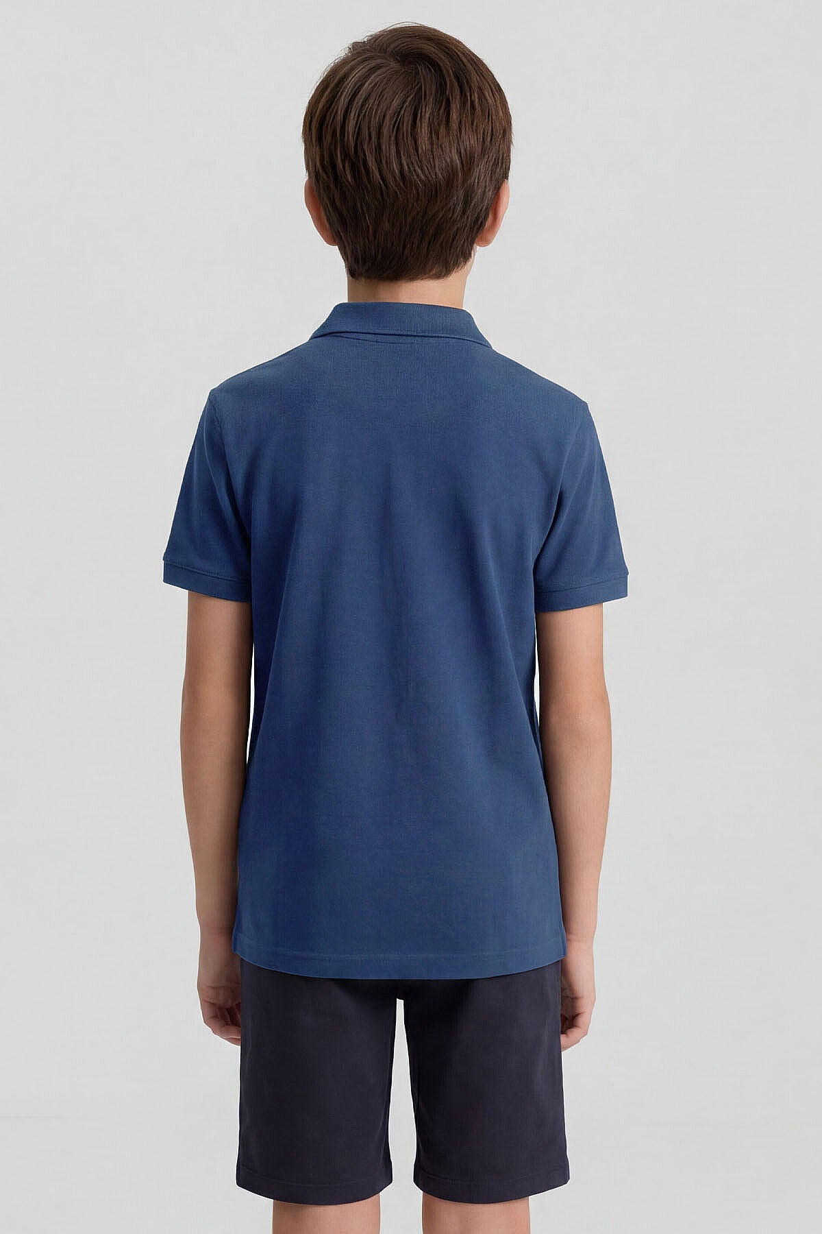Image of Parlament Polo Yaka Standart Fit Basic Unisex Çocuk T-Shirt - 11330