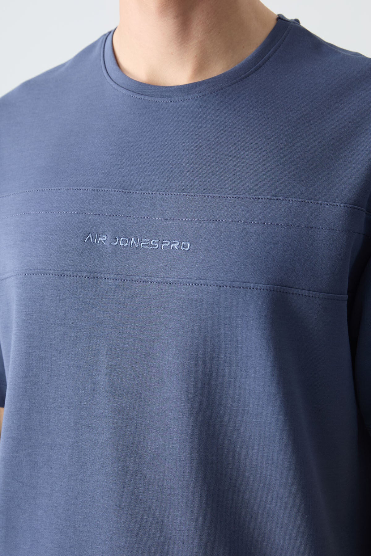 Image of Petrol Pamuklu Kalın Yumuşak Dokulu Oversize Fit Basic Erkek Eşofman Takım - 85261