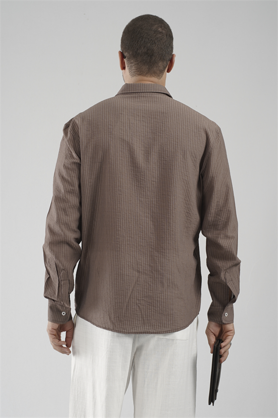 Image of Regular Fit Striped Men's Shirt