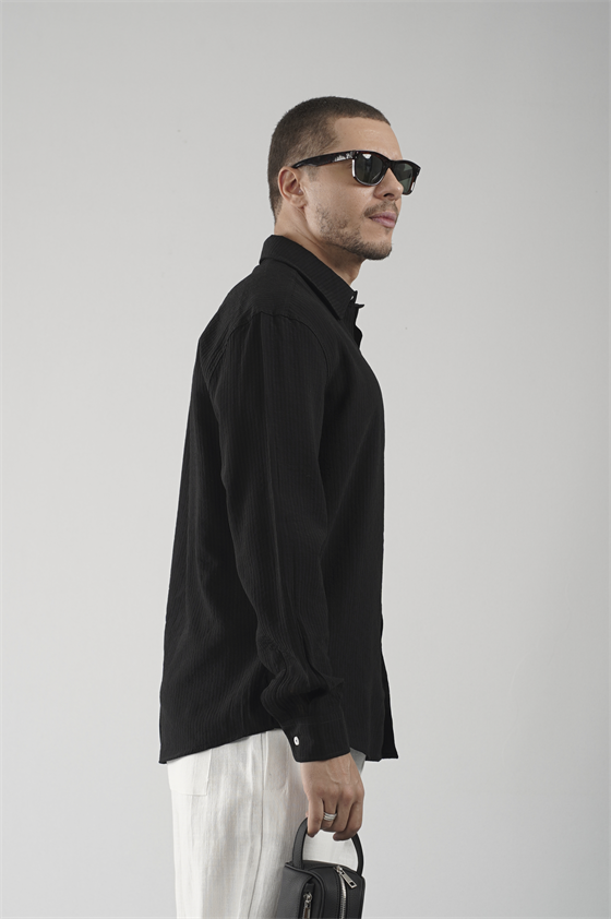 Image of Regular Fit Striped Men's Shirt
