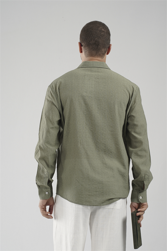Image of Regular Fit Striped Men's Shirt