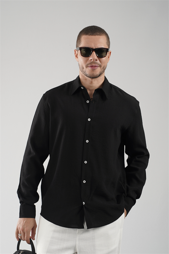 Image of Regular Fit Striped Men's Shirt