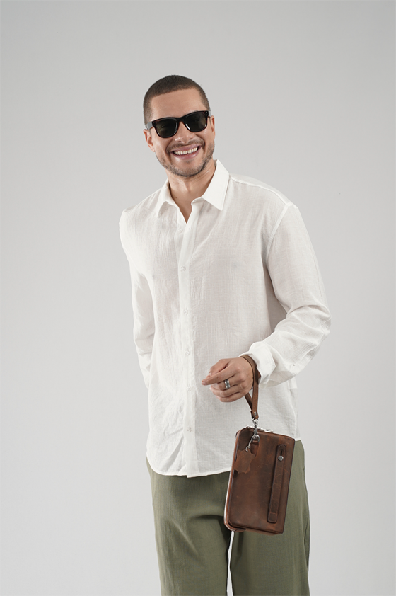 Image of Regular Fit Striped Men's Shirt