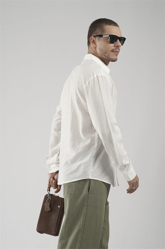 Image of Regular Fit Striped Men's Shirt