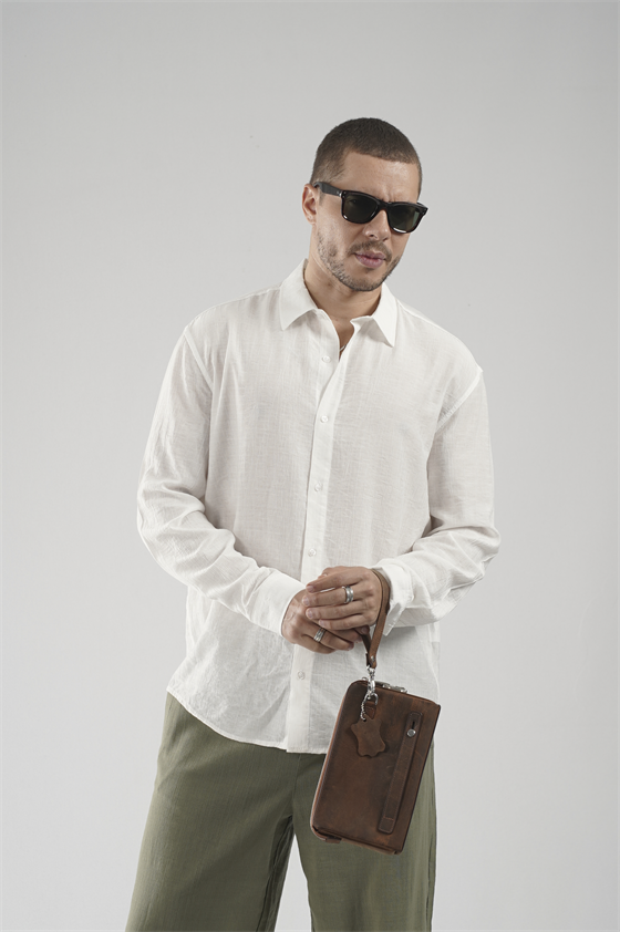 Image of Regular Fit Striped Men's Shirt