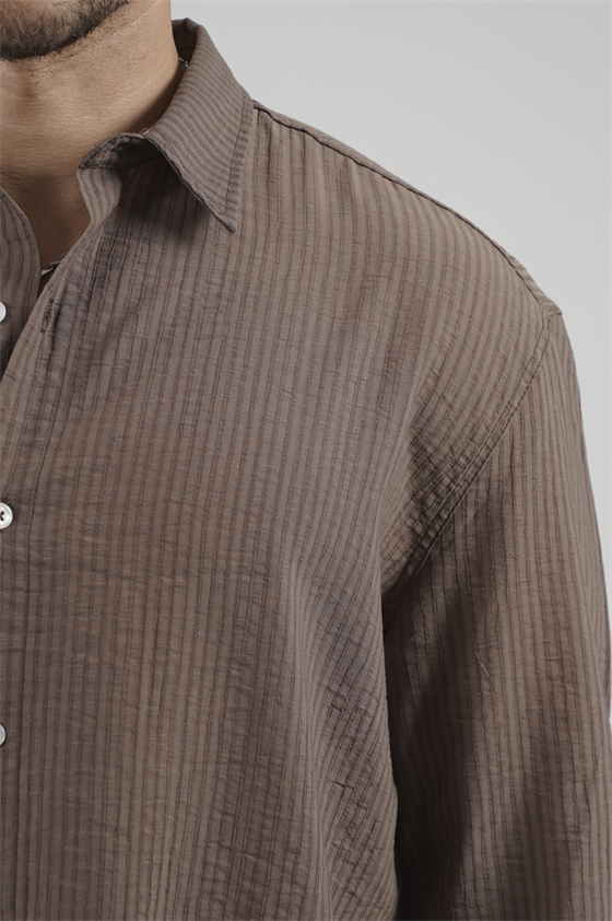 Image of Regular Fit Striped Men's Shirt
