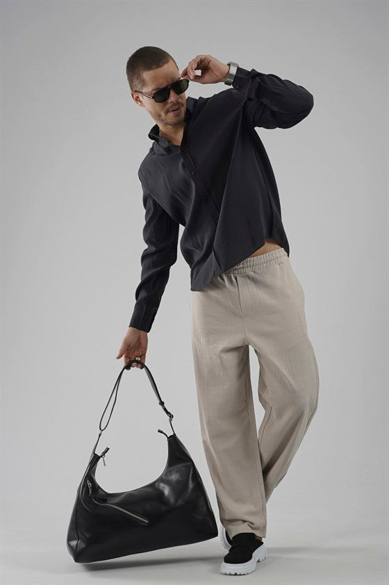 Image of Regular Kalıp Modal Düz Erkek Gömlek