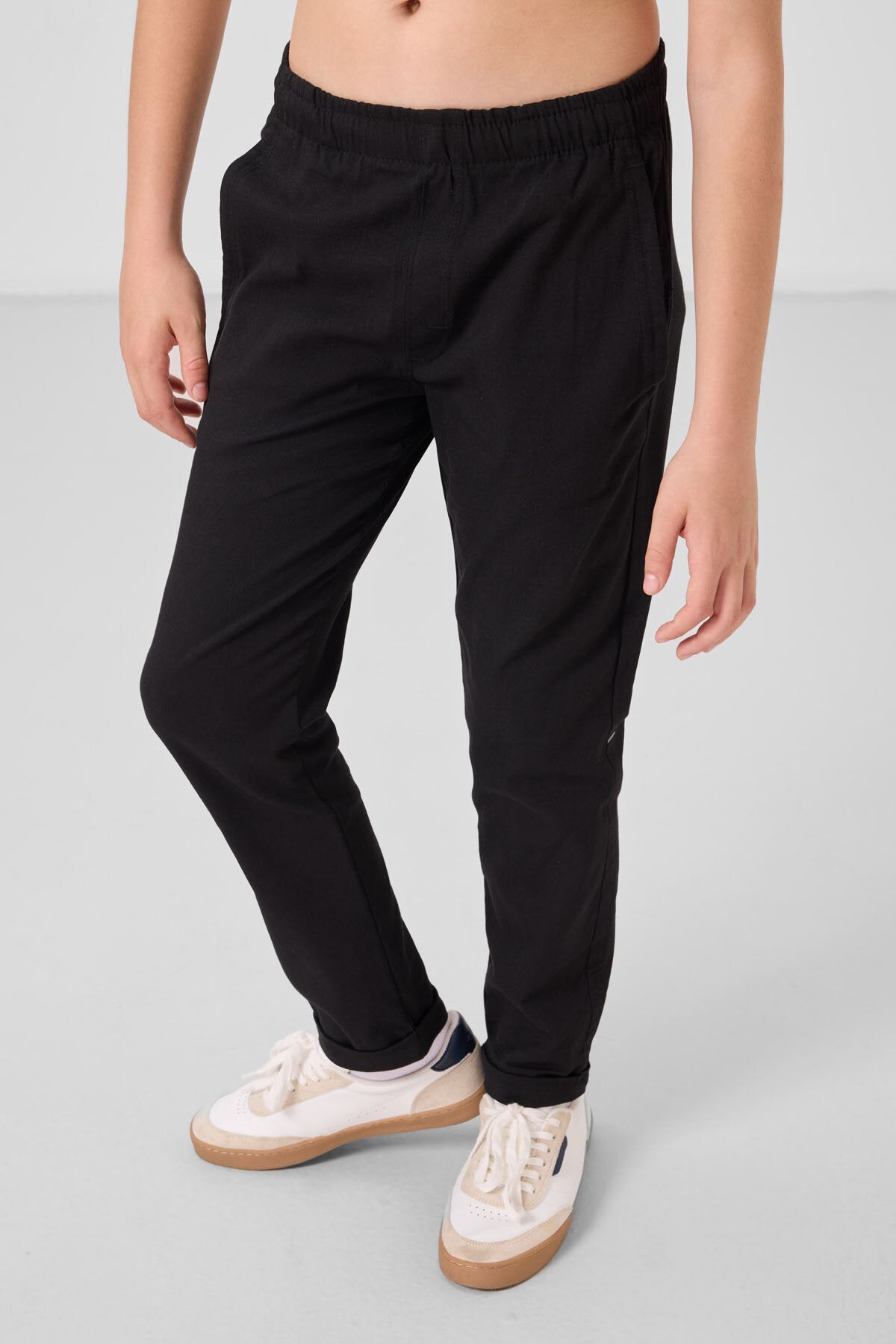 Image of Standard Fit 2-Pack Black-Stone Boys' Chino Pants - 11272