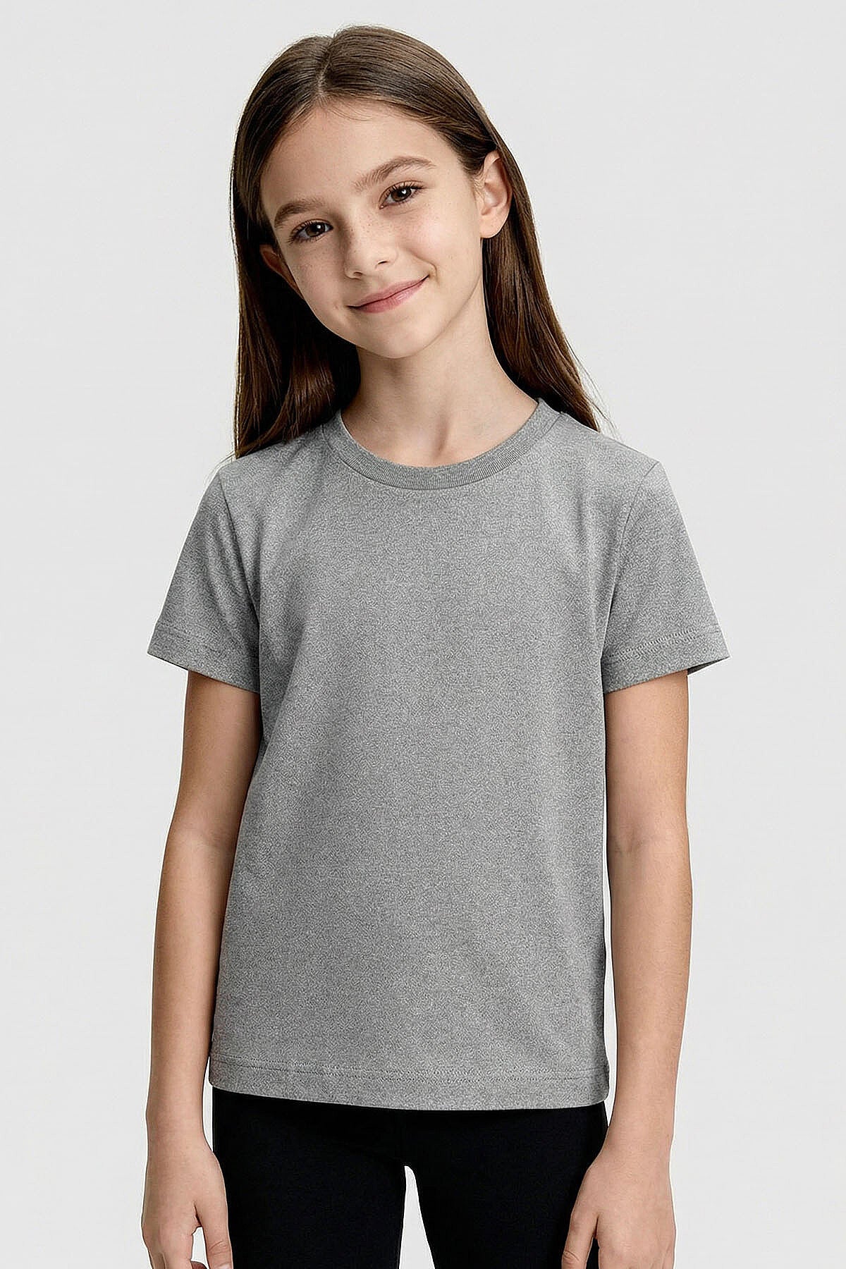 Image of Tricou unisex pentru copii, croială standard, guler rotund, set de 5 - 11328