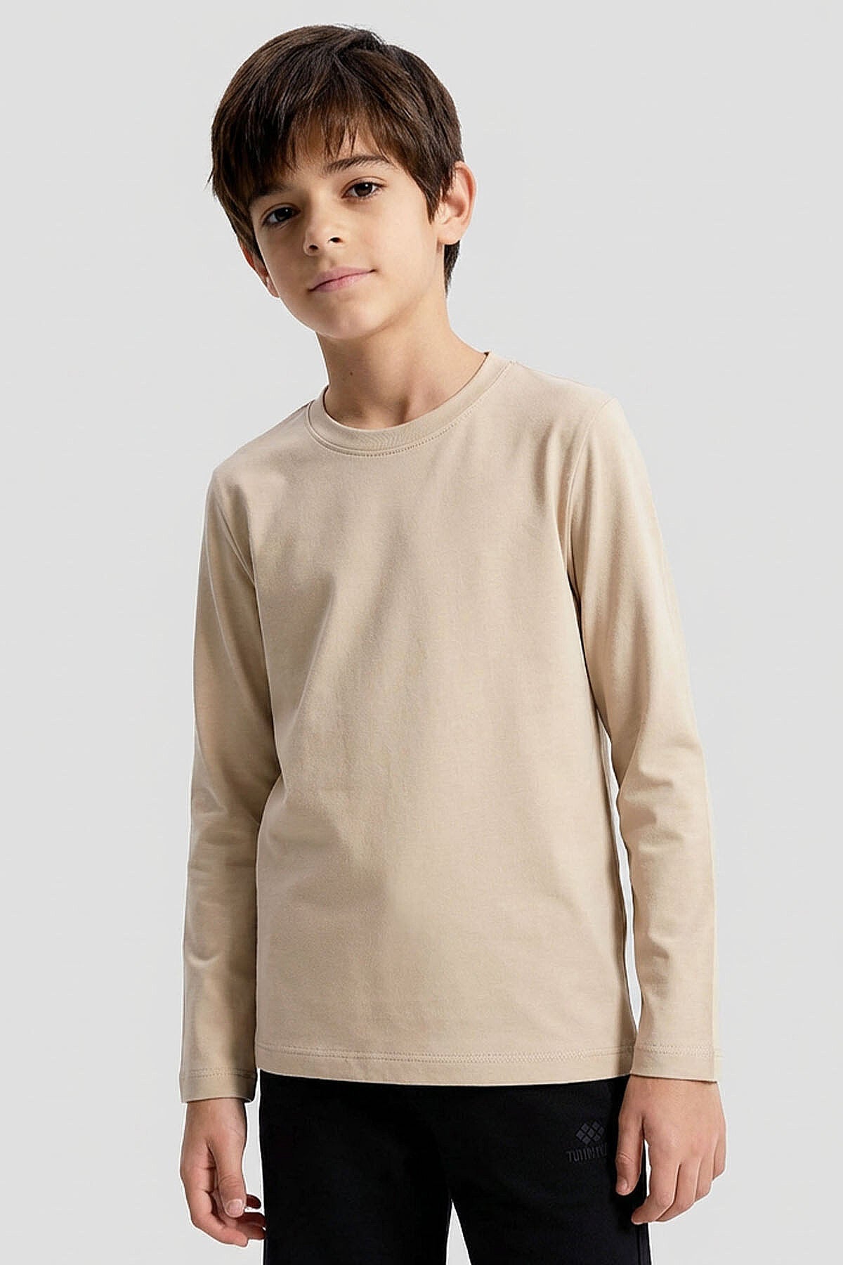 Image of Standart Fit Basic O Yaka 5'li Paket Unisex Çocuk T-Shirt - 11329