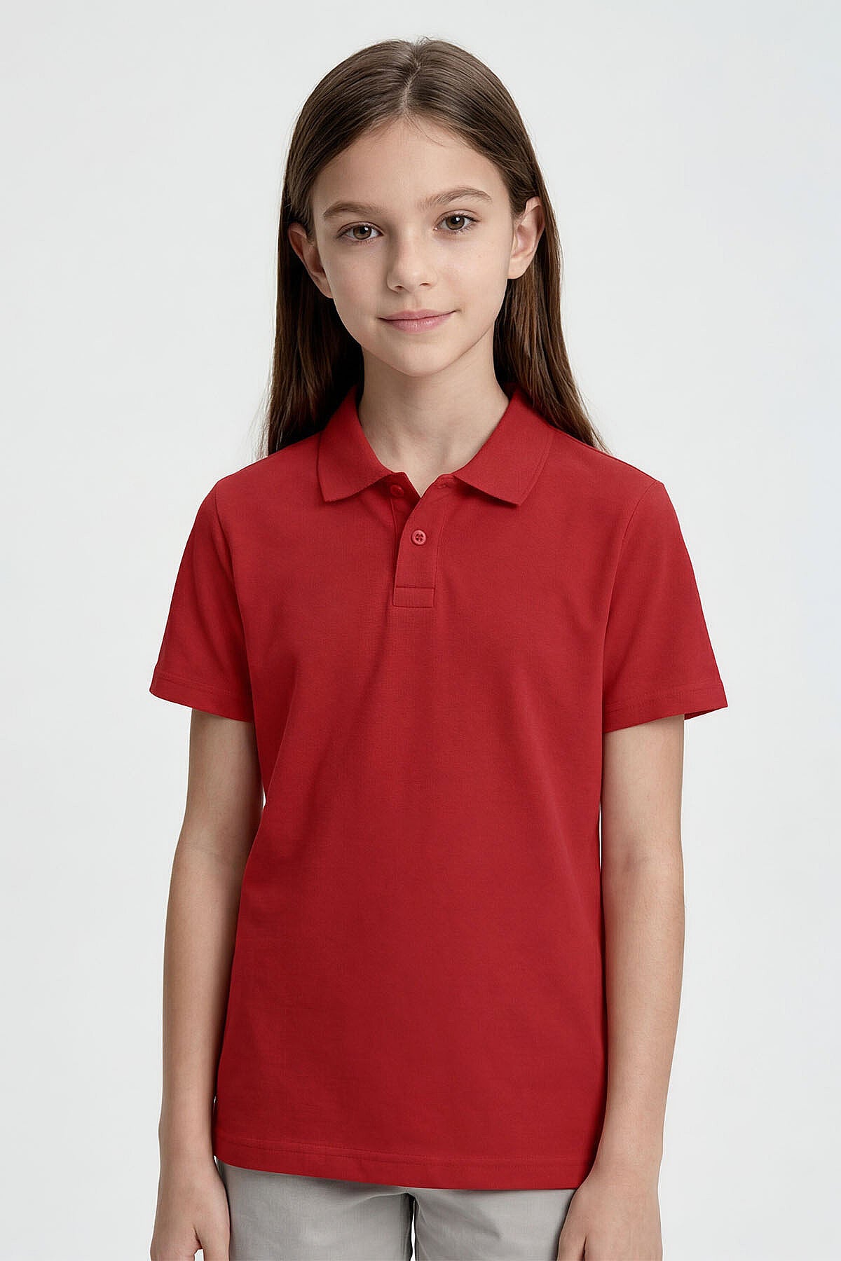 Image of Standart Fit Basic Polo Yaka 5'li Paket Unisex Çocuk T-Shirt - 11330