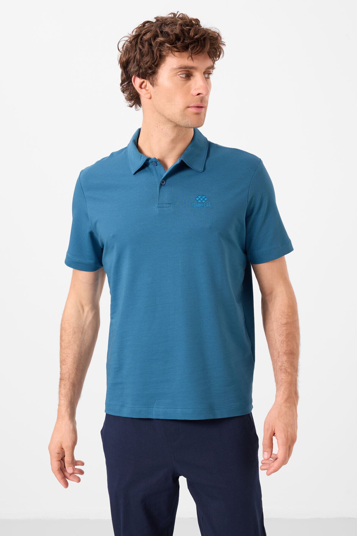 Image of Standart Fit Basic Polo Yaka 5'li Paket Erkek T-Shirt - 87748