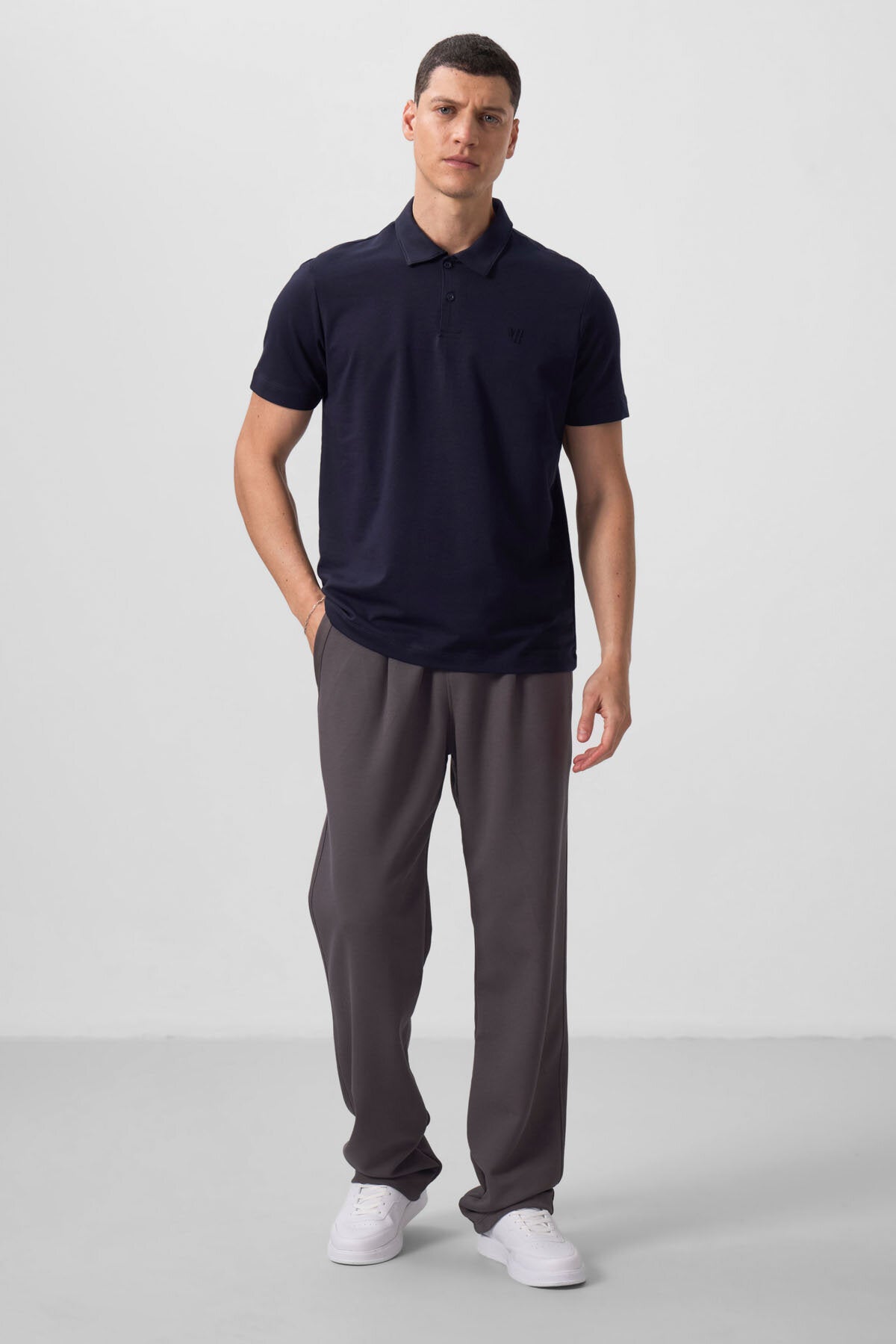 Image of Standart Fit Basic Polo Yaka 5'li Paket Erkek T-Shirt - 87768