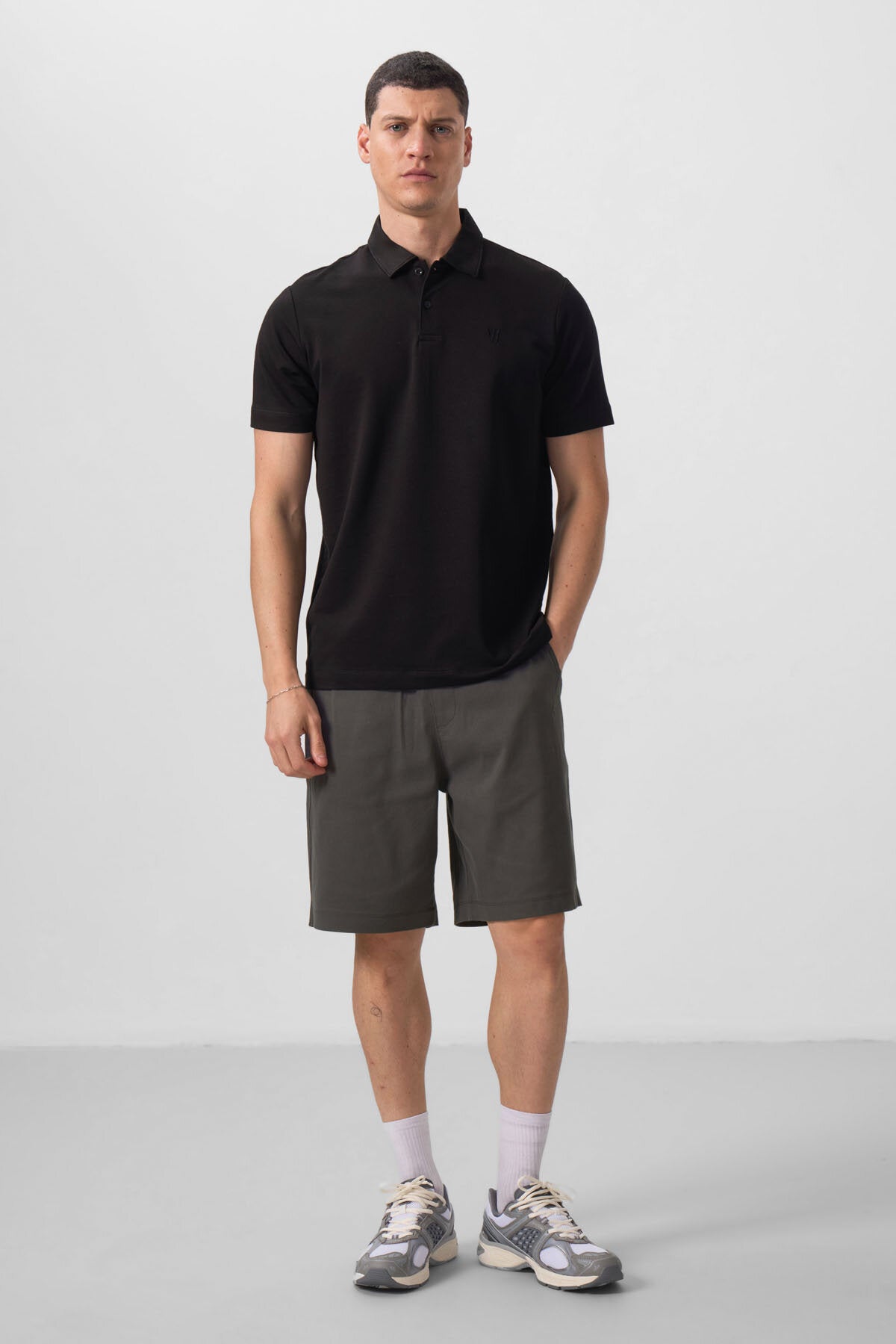 Image of Standart Fit Basic Polo Yaka 5'li Paket Erkek T-Shirt - 87768
