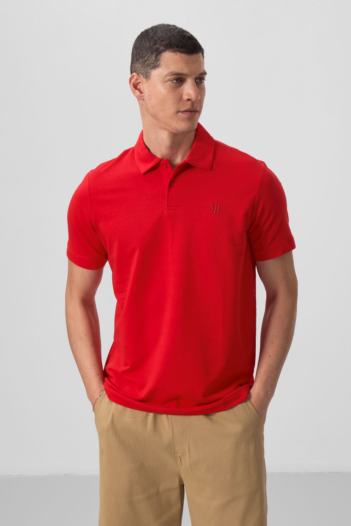 Image of Standart Fit Basic Polo Yaka 5'li Paket Erkek T-Shirt - 87768