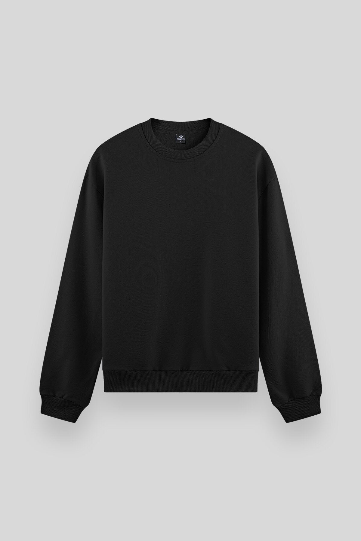 Image of Rahat Form Basic O Yaka  3'lü Paket Siyah-Lacivert-Çağla Erkek  Sweatshirt  88053