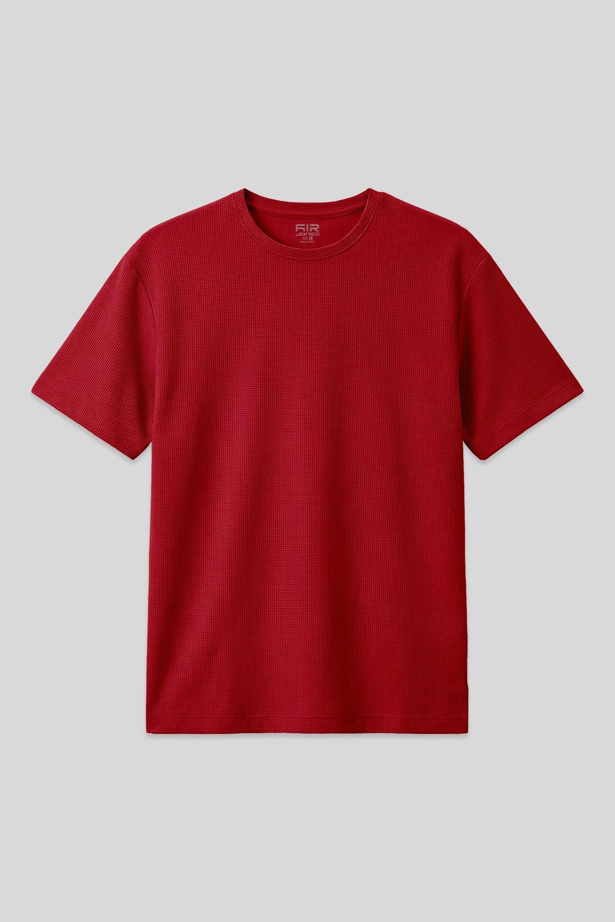 Image of Oversize Fit Basic 3'lü Paket Siyah-Kırmızı-Parlament Erkek T-Shirt - 88379