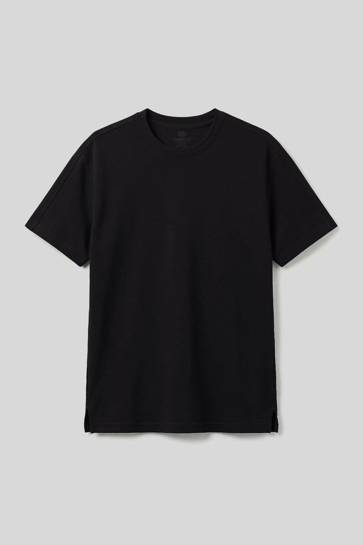Image of Rahat Form O Yaka 2'li Paket Siyah Erkek T-Shirt - 88495