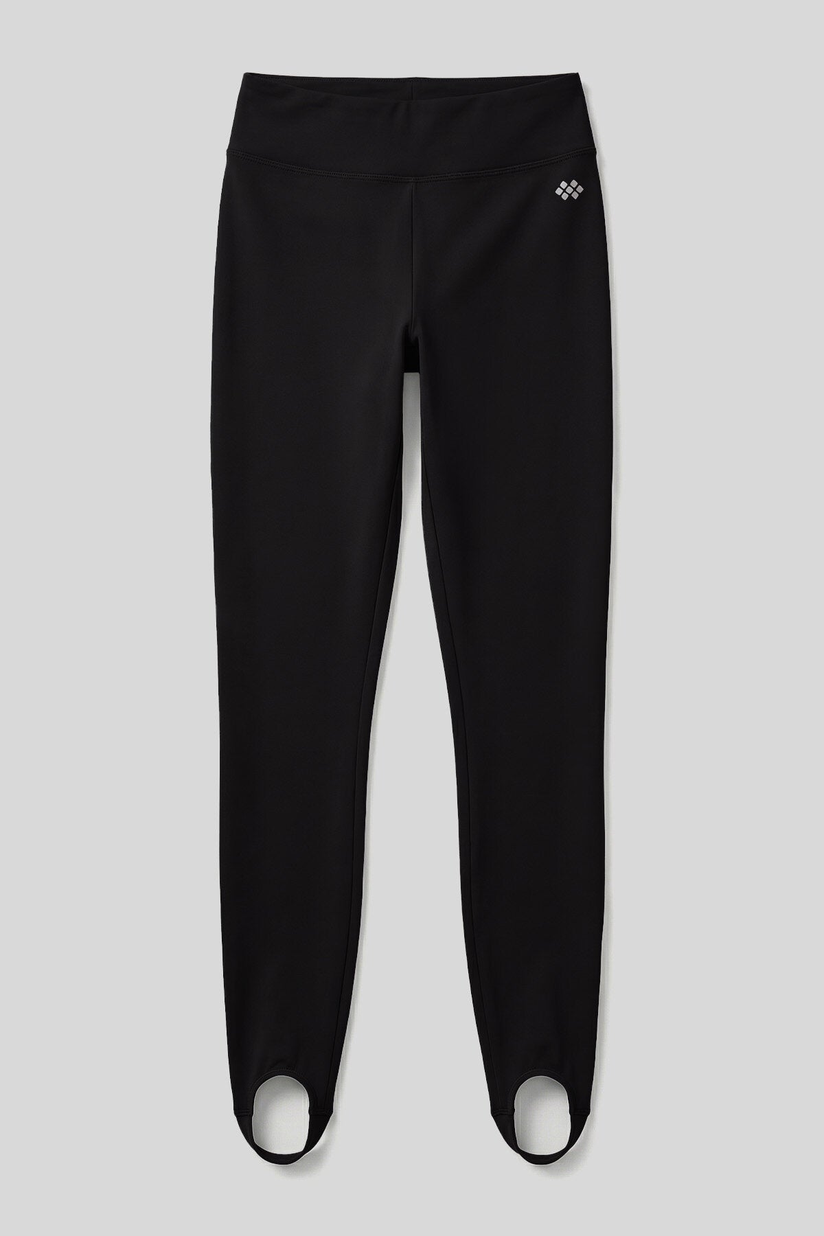 Image of Siyah Standart Fit Esnek Spor Performans Kadın Topuklu Tayt - 94685