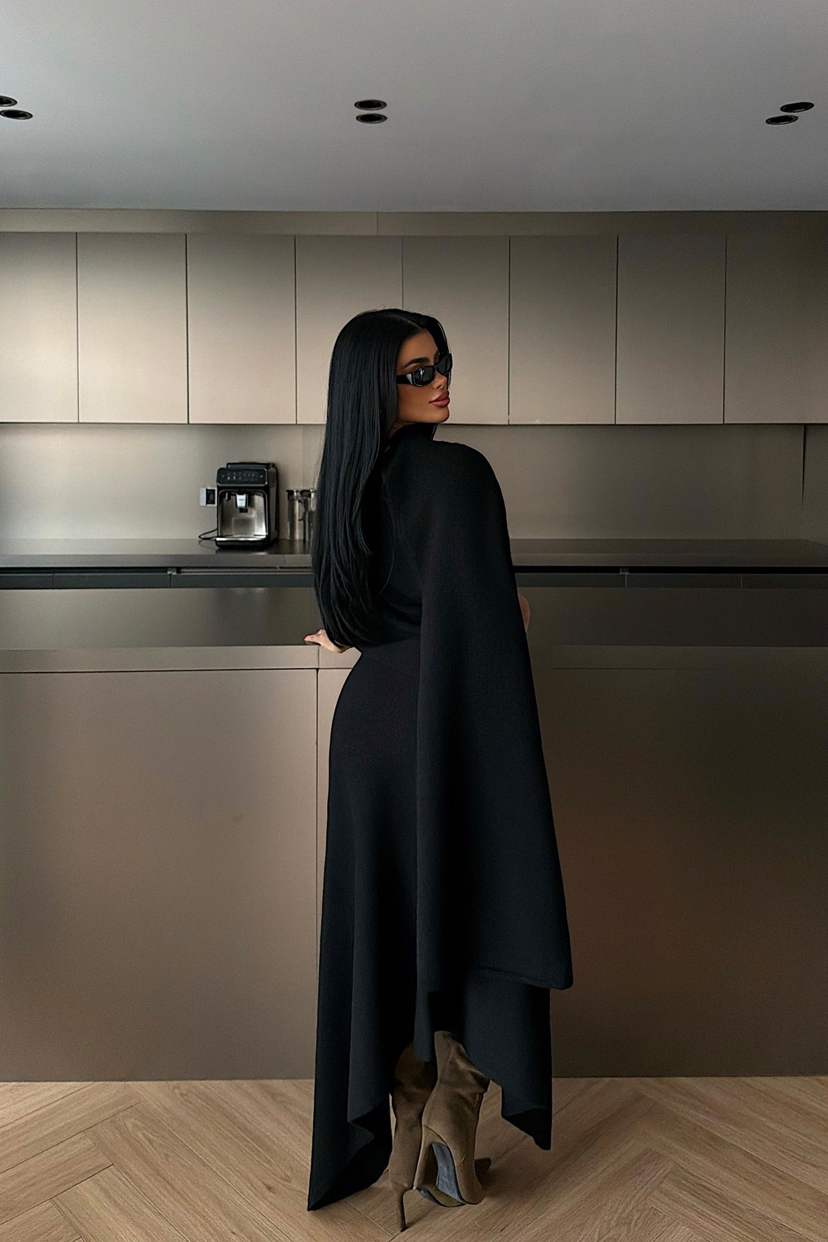 Image of Siyah Suzette Triko Takım ATE-4399
